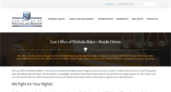 Desktop Screenshot of nicholasbakerlaw.com